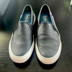 Women's Keds loafers in black, size 6.5